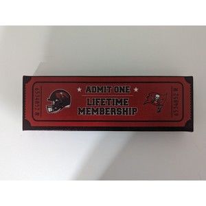Tampa Bay Buccaneers Admit One Lifetime Membership Admit Ticket Little Canvas